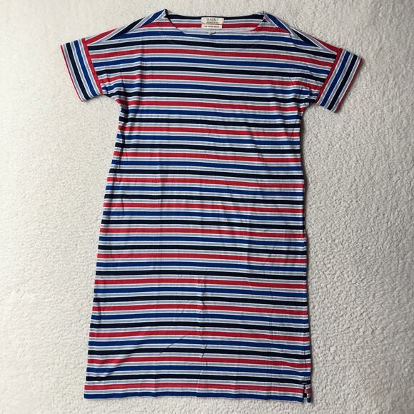 Seasalt Cornwall Womens US 8 Sailor Dress Stripe Organic Cotton Preppy Nautical - Picture 1 of 11